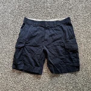 Polo Ralph Lauren Cargo Shorts 40 Mens Classic Chino Cotton Relaxed Navy Blue